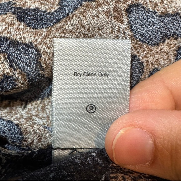 John • Mark Leopard Print Sleeveless Tunic Embroidered size Medium - Picture 9 of 11